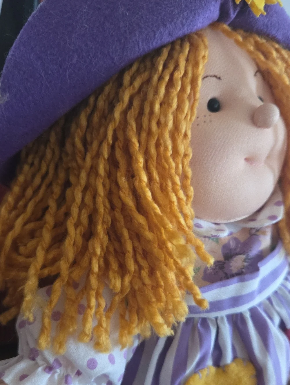 NWT Sweetie Pie Kids Tessa Doll Fully Dressed Yarn Hair Soft Perfect